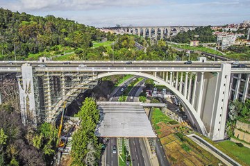 Reparação do viaduto mais longo de Lisboa