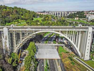 Reparação do viaduto mais longo de Lisboa